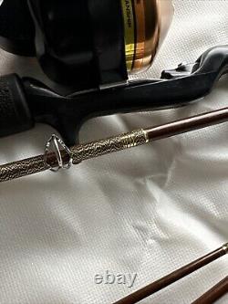 Zebco 600 Reel and Centennial Rod Combo Copper Top In Bag Amazing Condition