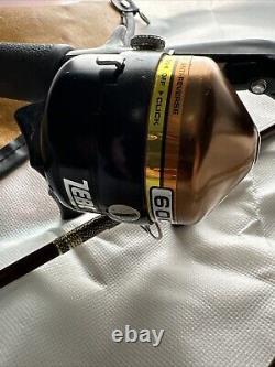 Zebco 600 Reel and Centennial Rod Combo Copper Top In Bag Amazing Condition