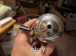 Zebco 909 Fishing Reel Gold Foot / Crank Handle / Crown Made in U. S. A. Bee Hive