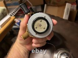 Zebco 909 Fishing Reel Gold Foot / Crank Handle / Crown Made in U. S. A. Bee Hive