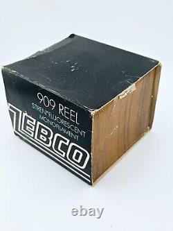 Zebco 909 Reel Rare Vintage NOS with Box, Documentation, and Stren Sticker