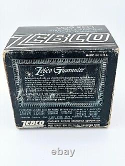 Zebco 909 Reel Rare Vintage NOS with Box, Documentation, and Stren Sticker