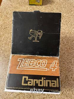 Zebco ABU Cardinal 4 Spinning Reel In Box Etc. In Stunning Condition