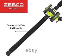 Zebco Big Cat Conventional Reel and Fishing Rod Combo