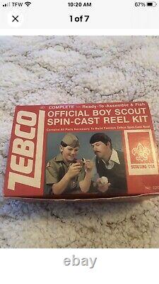 Zebco Boy Scout Cast Reel Brand New