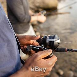 Zebco Bullet Spincast Reel with Reel Cover, Adjusts for Left or Right Hand