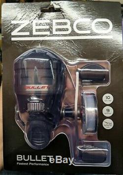 Zebco Bullet Spincast Reel with Reel Cover Adjusts for Left or Right Hand New! CR
