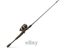 Zebco Bullet Spincasting IM8 Rod and Durable All-Metal Reel Reel Fishing Combo