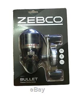 Zebco Bullet Super Fast And Zebco 202 Lot of Two New Spin casters Reels NIB