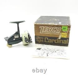 Zebco Cardinal 3 Spinning Reel. Made in Sweden. See Description. With Box