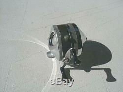 Zebco Chrome 22 reel in super rare flip top box extremely nice see photo's