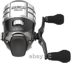 Zebco Delta Spincast Fishing Reel, Instant Anti-Reverse Clutch, All-Metal Gears