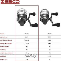 Zebco Delta Spincast Fishing Reel, Instant Anti-Reverse Clutch, All-Metal Gears