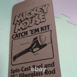 Zebco Disney Mickey Mouse Fishing Rod And Reel Brand New fs