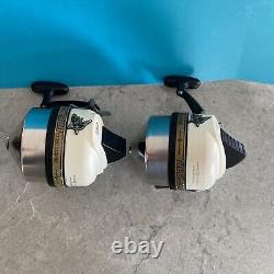 Zebco Great White 888 SPINCASTING FISHING REELS Magnum Gears Lot Of 2 USA