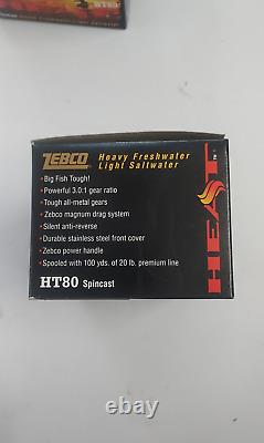 Zebco HT80 heat spincast reel