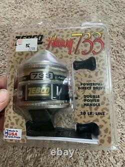 Zebco Hang 733 fishing reel made in USA (lot#19228)