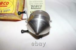 Zebco Model 11 Spin-cast Reel U. S. A. Made Box With Papers