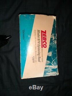 Zebco Model 874 Spinning Reel Complete With Premium Zebco SpinatorMonofilament