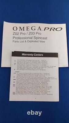 Zebco Omega Pro Spin Cast Fissing Reel