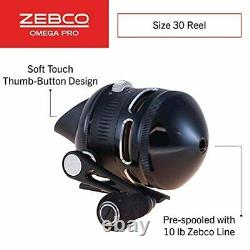 Zebco Omega Pro Spincast Fishing Reel, 7 Bearings (6 + Clutch), Instant Anti-Rev