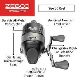 Zebco Omega Pro Spincast Fishing Reel, Size 30 Reel