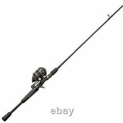 Zebco Omega Pro Spincast Reel and 2-Piece Fishing Rod Combo Durable 6-Foot 6