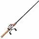 Zebco Omega Spincast Reel And Fishing Rod Combo Natural Cork Rod Handle Insta