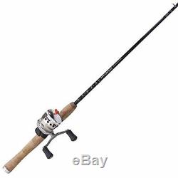 Zebco Omega Spincast Reel and Fishing Rod Combo, Natural Cork Rod Handle, Instan
