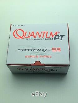 Zebco Quantum PT, SM101HPT Smoke S3 Baitcast Reel 7.31, 10+1 Bearings Left Hand