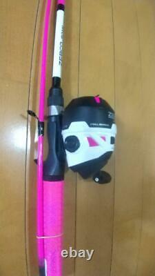 Zebco ROAM white/pink Reel & rodset 246g Spinning Reel N3336