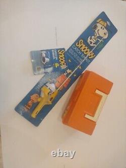Zebco Snoopy Catch'Em Tackle And Reel Fishing Kit 1988 Unopened