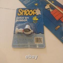 Zebco Snoopy Catch'Em Tackle And Reel Fishing Kit 1988 Unopened