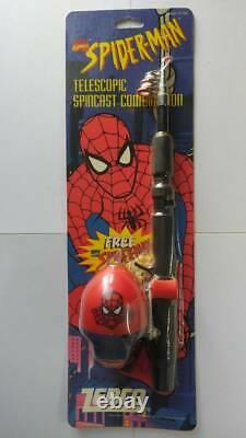 Zebco Spider-Man Fishing Rod Reel Lure Spider Figure All