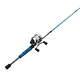 Zebco Spincast Reel And Fishing Rod Combo, Blue Outdoor Sports Fishing