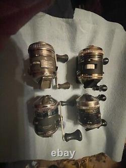 Zebco Ultralight Closed Face Spin Cast Reels- Made in U. S. A. Super Nice
