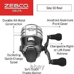 Zebco ZD30602M. NS3 Delta Spincast Reel and Fishing Rod Combo, Instant