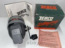 1989 Zebco Stingray ZX8 Moulinet Spincast Spinning Neuf Avec Boîte Et Papier MAGNIFIQUE