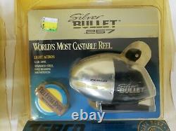 1991 World’s Most Castable Reel Zebco Bullet. 257 Vintage Unique & Rare Fast