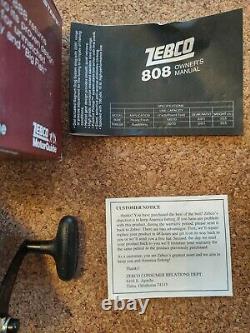 1992 Vintage Zebco 888 Pro Staff Spin-cast Reel Made In USA Nos