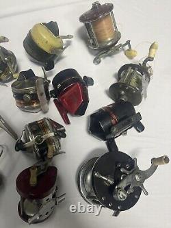 Anciens moulinets de pêche vintage Zebco Ocean City Penn Lot 11