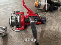 Bobines De Pêche Lot De (11) Daiwa Zebco Shimano Quantum Sportmaster Shakespeare