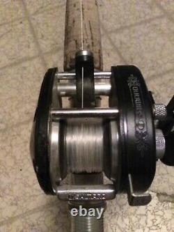 Canne à pêche Shimano Bantam 10X SG rare et moulinet Zebco High Density Fiber modèle 4440 5'6