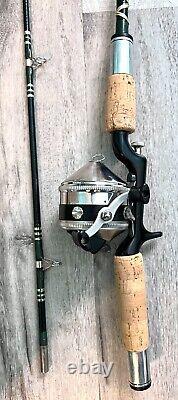 Canne à pêche Zebco 8806 Vintage Rare avec moulinet 33 et étui souple - Inutilisée