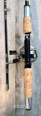 Canne à pêche Zebco 8806 Vintage Rare avec moulinet 33 et étui souple - Inutilisée
