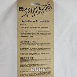 Canne à pêche pour enfants Spider-Man de Zebco Vtg 1996, nouvelle tige en fibre de verre à lancer rotatif