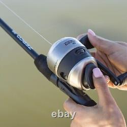 Combo de canne à pêche en fibre de verre de 5 pieds 6 pouces avec 33 moulinet à enroulement et 2 pièces