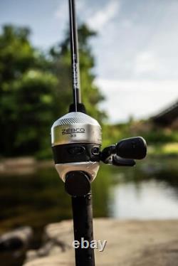 Combo de canne à pêche polyvalent 33 avec moulinet spincast et fonction anti-retour Quickset