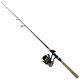Fin Nor 40 Lethal 7 'spinning Rod & Reel Combo 1pc Pole De Pêche 10-17 # Med Hvy