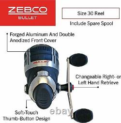 Hot Deal Aujourd'hui Zebco Zb310bx3 Bullet Spincast Reel + Livraison